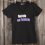 »Butzele sei Schätzle« | schwarz 